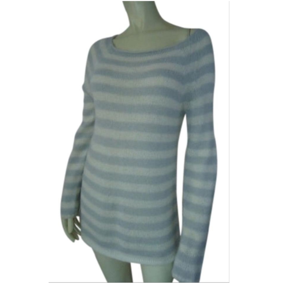 J. Crew Sweater M Sheer Pullover AcrylicMohairWool